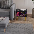 BLOOMING ELEGANCE Nachttisch in Schwarz