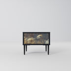 GENTLE POWER Nachttisch in Schwarz