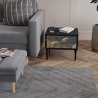 GENTLE POWER Nachttisch in Schwarz