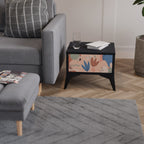 PASTEL DESTINY Nachttisch in Schwarz