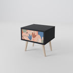 PASTEL DESTINY Nachttisch in Schwarz