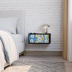 DAISY LUXE Nachttisch in Schwarz