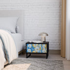 DAISY LUXE Nachttisch in Schwarz