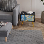 DAISY LUXE Nachttisch in Schwarz