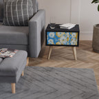 DAISY LUXE Nachttisch in Schwarz