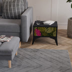 TROPICAL BEAUTY Nachttisch in Schwarz