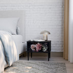 PURE BLOSSOM Nachttisch in Schwarz