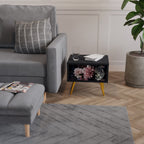 PURE BLOSSOM Nachttisch in Schwarz