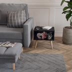 PURE BLOSSOM Nachttisch in Schwarz