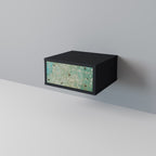 BLOOMING CHARM Nachttisch in Schwarz