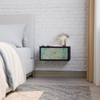 BLOOMING CHARM Nachttisch in Schwarz