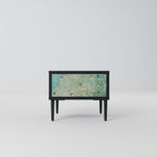 BLOOMING CHARM Nachttisch in Schwarz