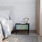 BLOOMING CHARM Nachttisch in Schwarz