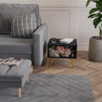 LUSH ELEGANCE Nachttisch in Schwarz