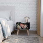 LUSH ELEGANCE Nachttisch in Schwarz