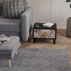 SOFTEN POPPY Nachttisch in Schwarz