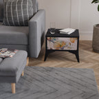 SOFTEN POPPY Nachttisch in Schwarz