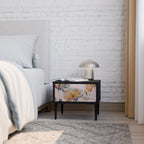 SOFTEN POPPY Nachttisch in Schwarz