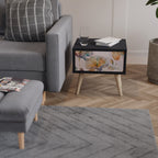 SOFTEN POPPY Nachttisch in Schwarz