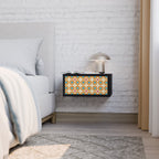 FLORAL DECOR Nachttisch in Schwarz