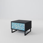 BLOOMY MORNING Nachttisch in Schwarz