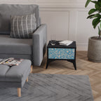 BLOOMY MORNING Nachttisch in Schwarz