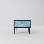 BLOOMY MORNING Nachttisch in Schwarz