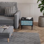 BLOOMY MORNING Nachttisch in Schwarz