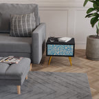 BLOOMY MORNING Nachttisch in Schwarz