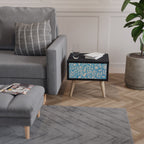 BLOOMY MORNING Nachttisch in Schwarz