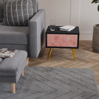 CRANE DANCE Nachttisch in Schwarz