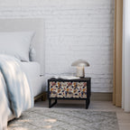 EMINENT HOOPOE Nachttisch in Schwarz