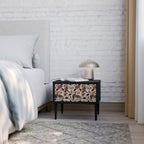 EMINENT HOOPOE Nachttisch in Schwarz