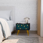 AUTUMN INSECTS Nachttisch in Schwarz