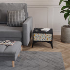 COLORFUL INSECTS Nachttisch in Schwarz