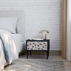 HAPPY HENS Nachttisch in Schwarz