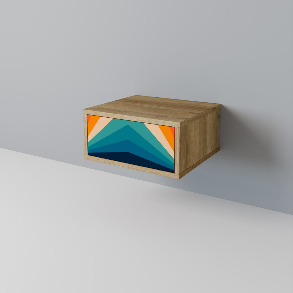 PRISM CONCUSSION Nachttisch in Eichenoptik