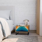 PRISM CONCUSSION Nachttisch in Eiche-Optik