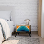 PRISM CONCUSSION Nachttisch in Eiche-Optik