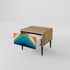 PRISM CONCUSSION Nachttisch in Eiche-Optik