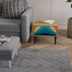 PRISM CONCUSSION Nachttisch in Eiche-Optik