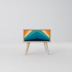 PRISM CONCUSSION Nachttisch in Eiche-Optik