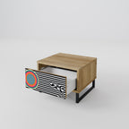 SPECTRA SHOWCASE Nachttisch in Eiche-Optik