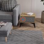 SPECTRA SHOWCASE Nachttisch in Eiche-Optik