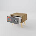 SPECTRA SHOWCASE Nachttisch in Eiche-Optik