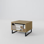 DELICATE MEMENTO Nachttisch in Eiche-Optik