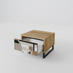 DELICATE MEMENTO Nachttisch in Eiche-Optik