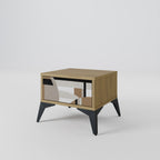 DELICATE MEMENTO Nachttisch in Eiche-Optik