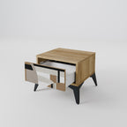 DELICATE MEMENTO Nachttisch in Eiche-Optik