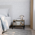 DELICATE MEMENTO Nachttisch in Eiche-Optik